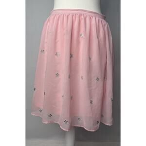 Fairy Pink Princess skirt w/Sparkly Flowers/ Gauzy/ Disney Brand/ Ballerina/ XL‎